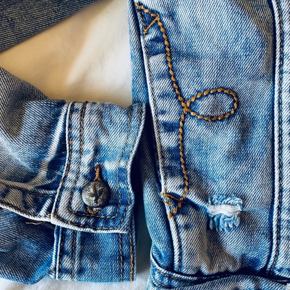 Others Follow Distressed Jean Jacket - Picture 3 of 6